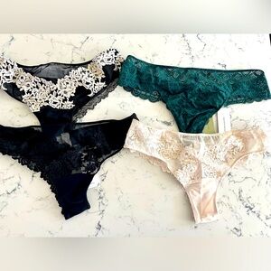 NWT Four Intimissimi Brazilian Cut Underwear, Size L (with tags, unworn)